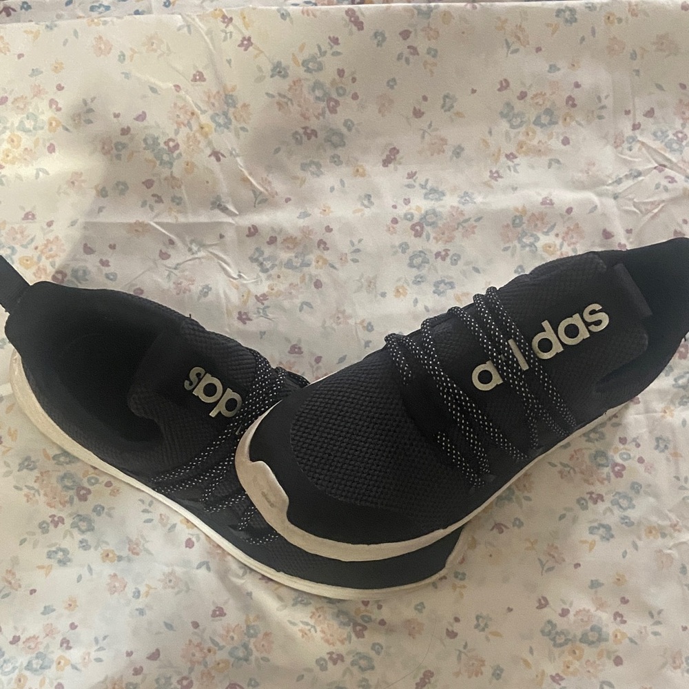 Adidas Women's Black and White Sneakers